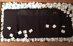 I Placed Packing Peas on Top, too. But I wanted to get this photo so you could see it inside the box! 