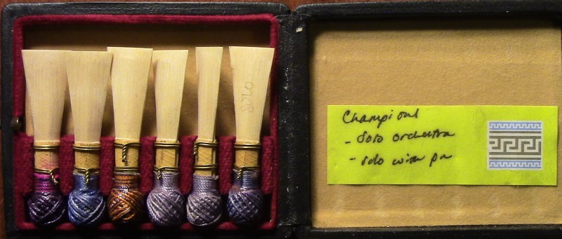 My "Champion" Reeds for my Puchner Bassoon. Find out which are Danzi Cane in the Video!
