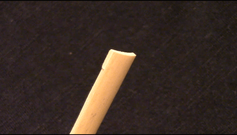 A Piece of DANZI GSP purchased from Miller Marketing where the tube is NOT Shaped with a Clean Edge. 